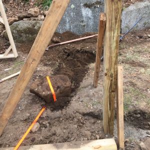 Yes I tied straps around it and used the car to pull it out.