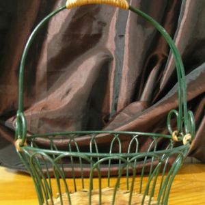 Egg basket from the thrift store.