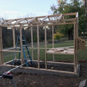 Framing going up.