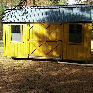 Guinea&Silkie Barn
