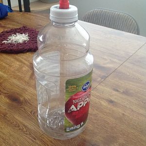 Juice bottle waterer