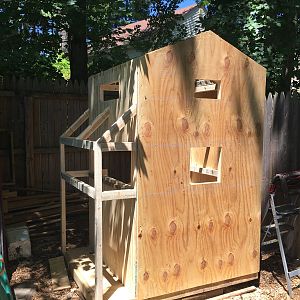 The outer walls star to go up