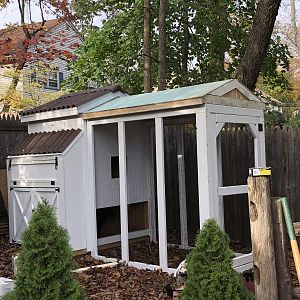 Just one more bit of roofing to install