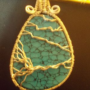 Turquoise tree of life back