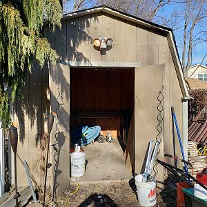 Shed before coop conversion
