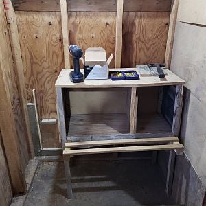 Nesting boxes - shed coop build