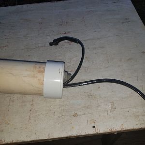 Float valve inlet and pip-heater cable