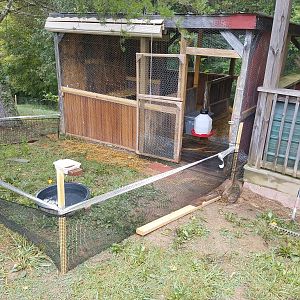 Added reflecting tape on top of the fence