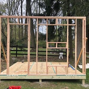 First wall frame up!!!!!