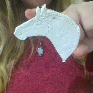 Clay-Creation! Horse ornament!