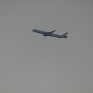 BA running away from the rain