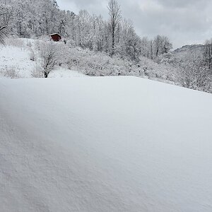 Result of the second snow storm in 2022
