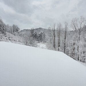 Result of the second snow storm in 2022