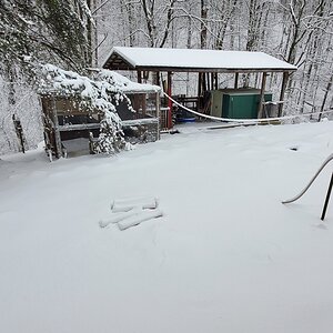 Result of the second snow storm in 2022