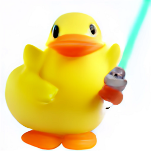yedi duck with light saber