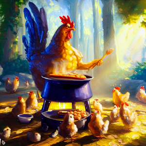 Chicken Making Breakfast 492.png