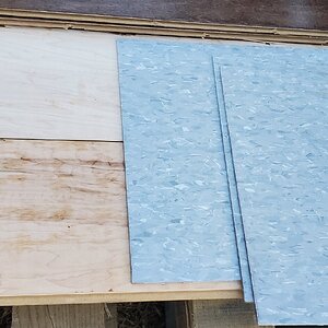Composite tiles for the duck-houise floor