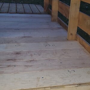 Finished sub-floor for the new duck-house