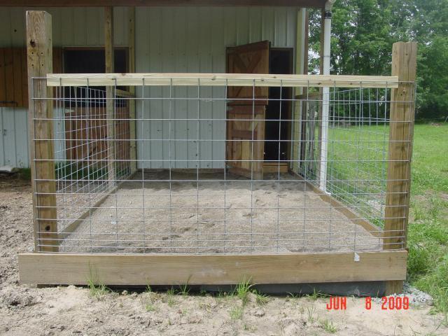 Dog proof option for your run cattle or combo panel BackYard Chickens Learn How to Raise Chickens