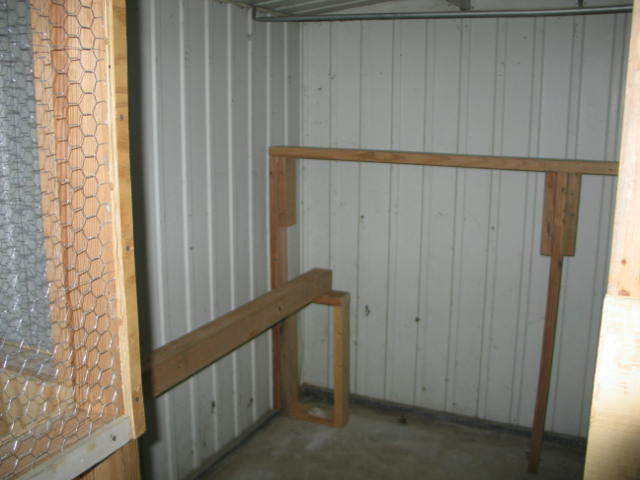 converting 8x10 metal shed to coop picture heavy