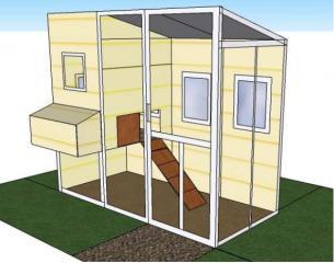 Chicken coop plans sketchup 
