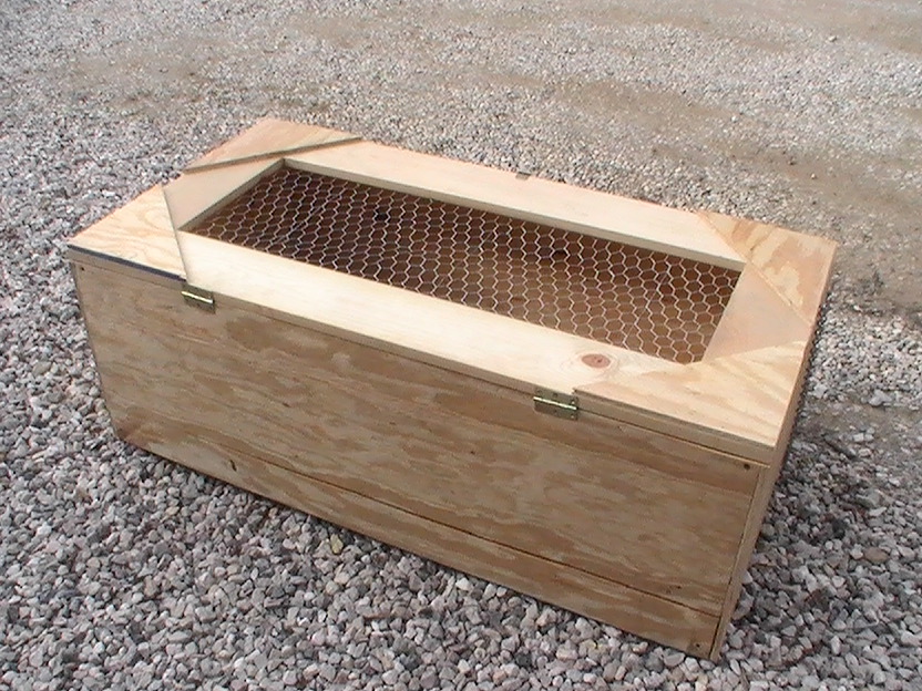 1 of 3 brooder boxes are built