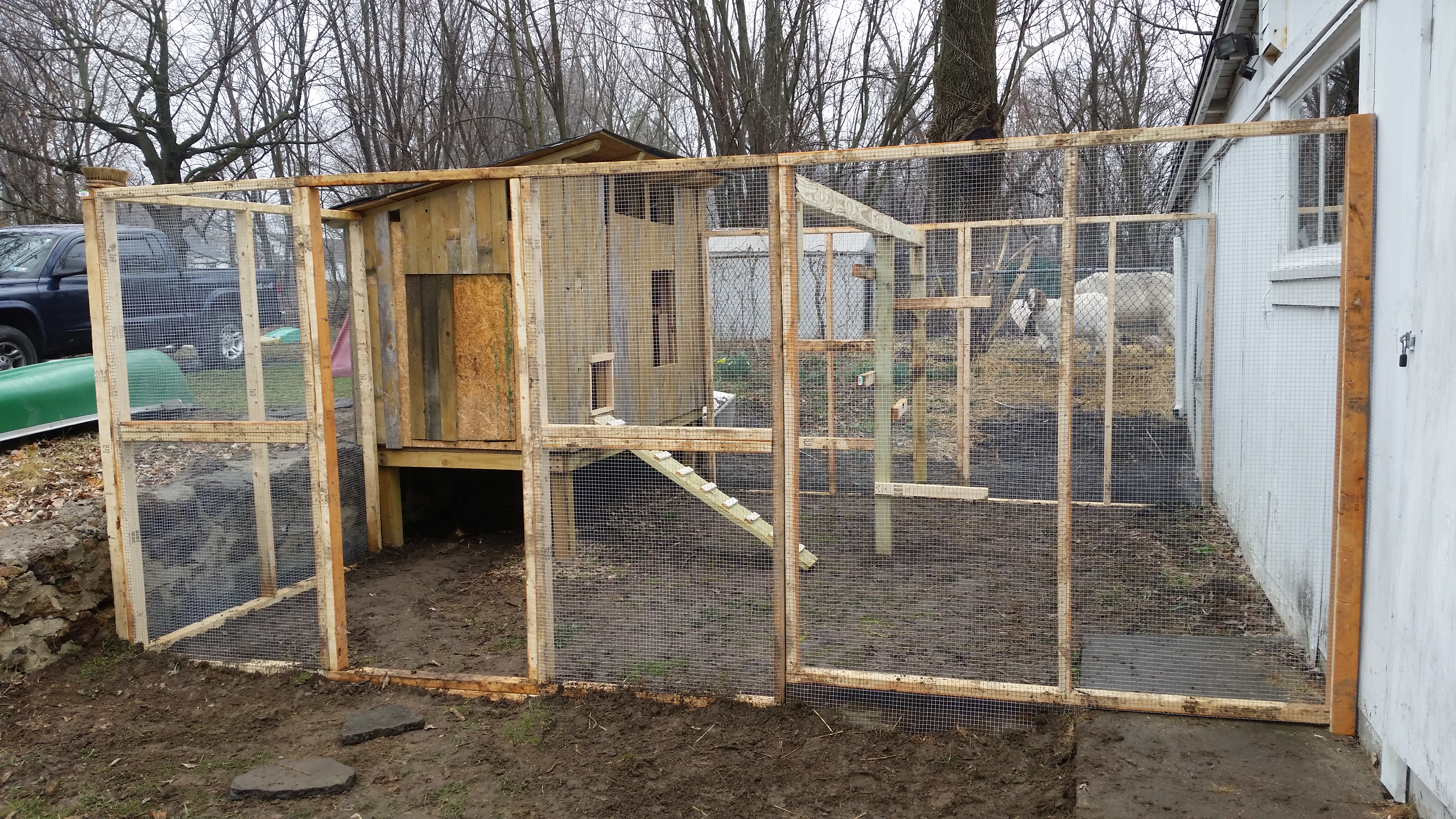 15x15' Run with the walls up.