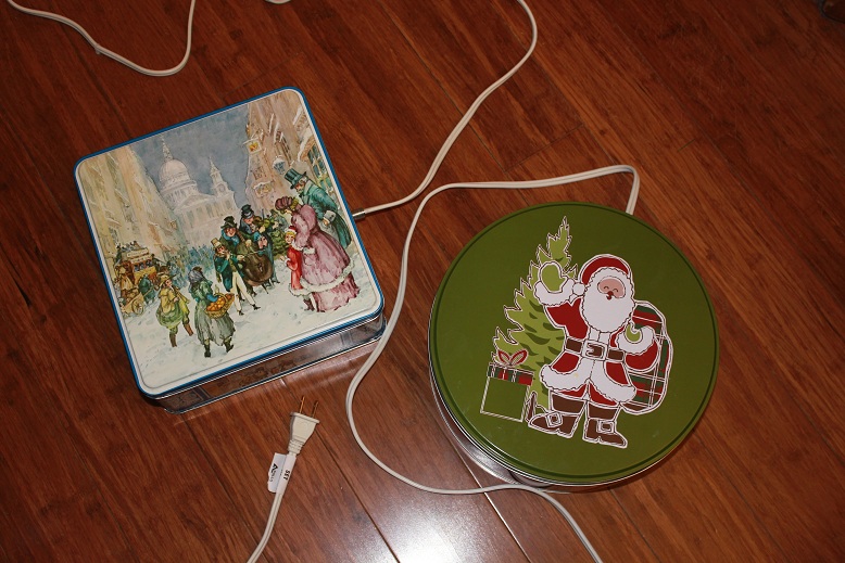 2012  Cookie Tin Heaters for water founts