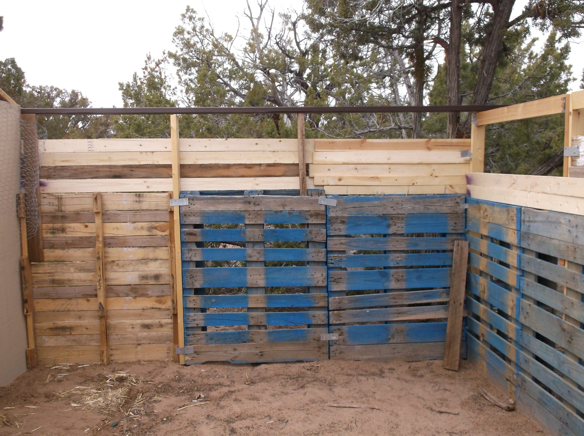 3-6-14, worked on the back wall of the new coop.