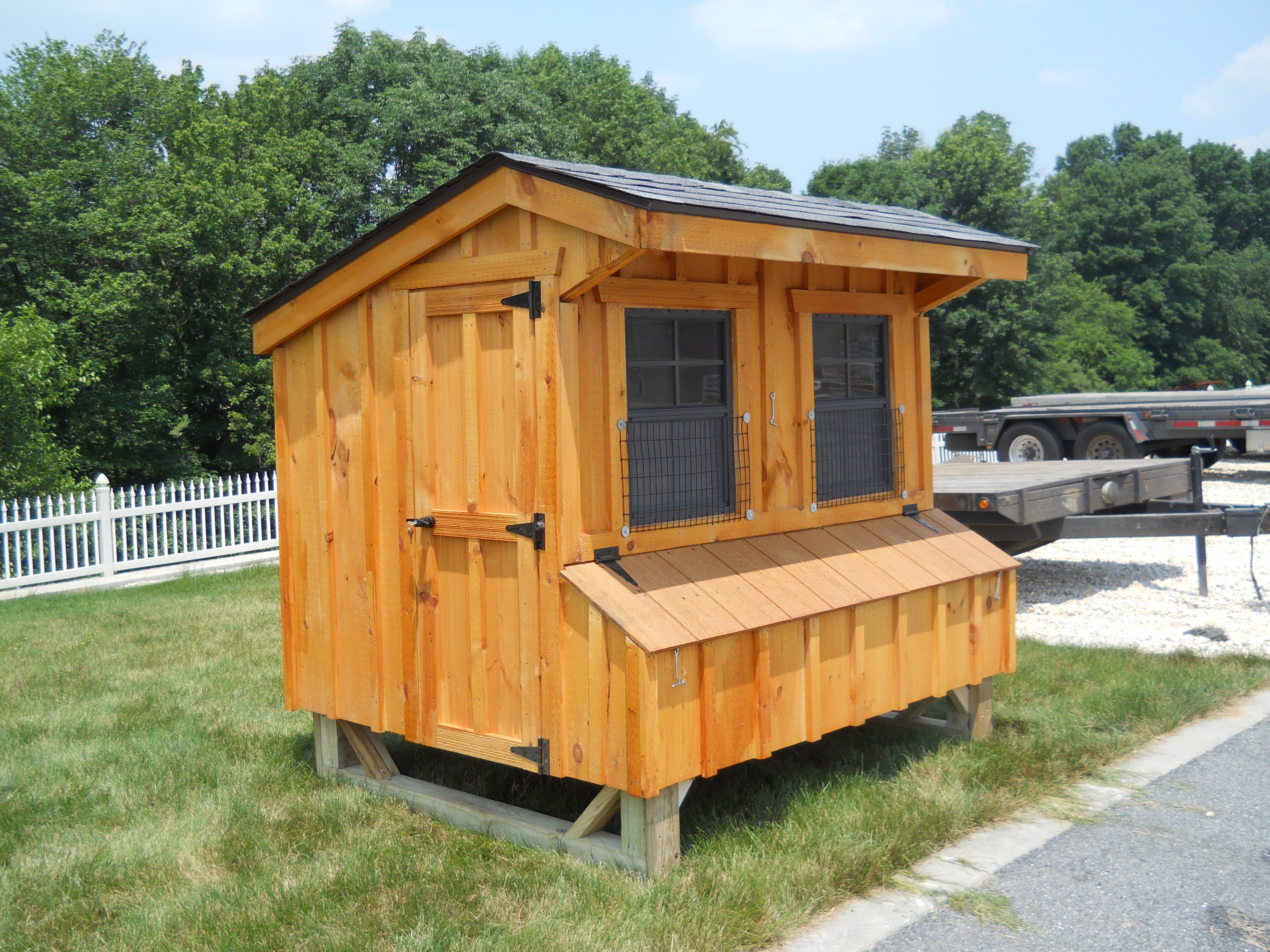 5 x 6 Board and Batten Chicken Coop
