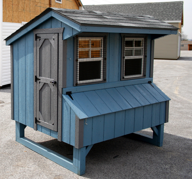 5 x 6 Chicken Coop with Painted LP SmartSide