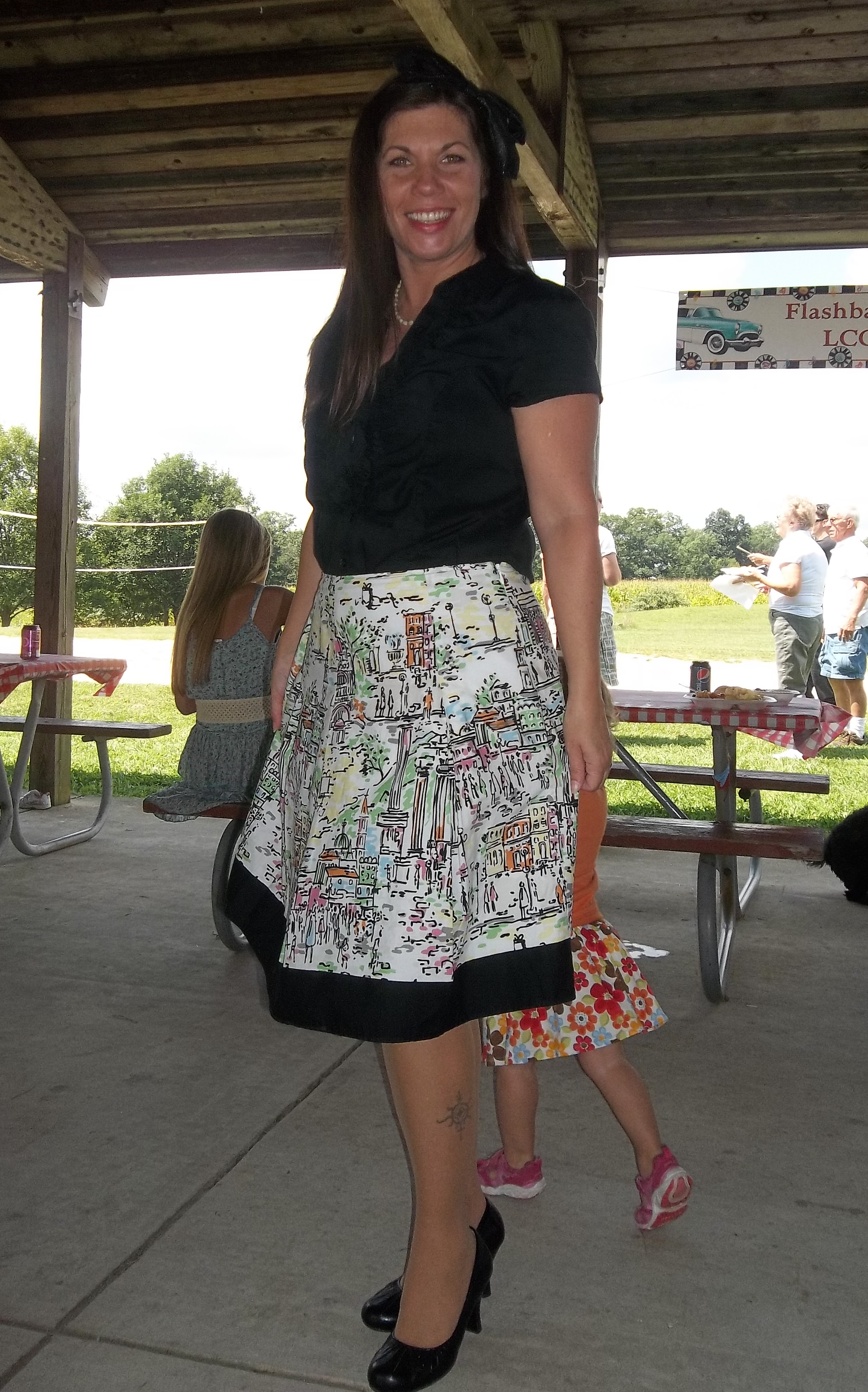 50's Me at the church picnic