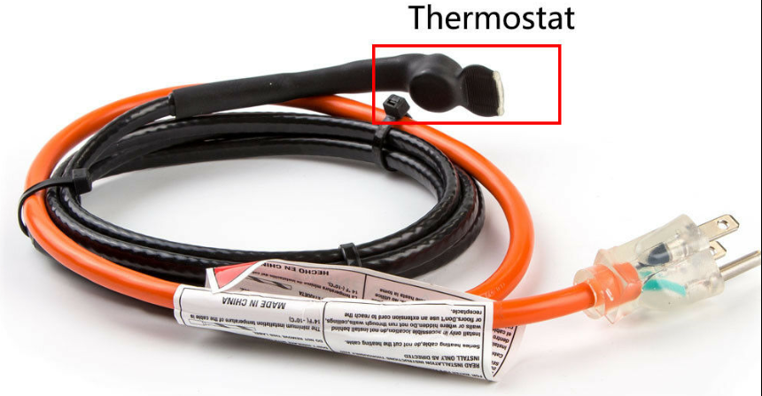 7' pipe heater cable from eBay