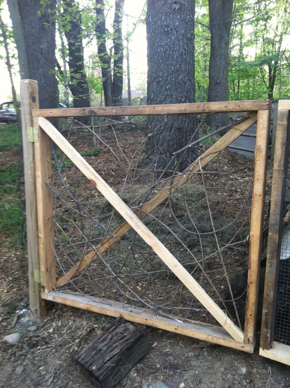 A gate I made for the run