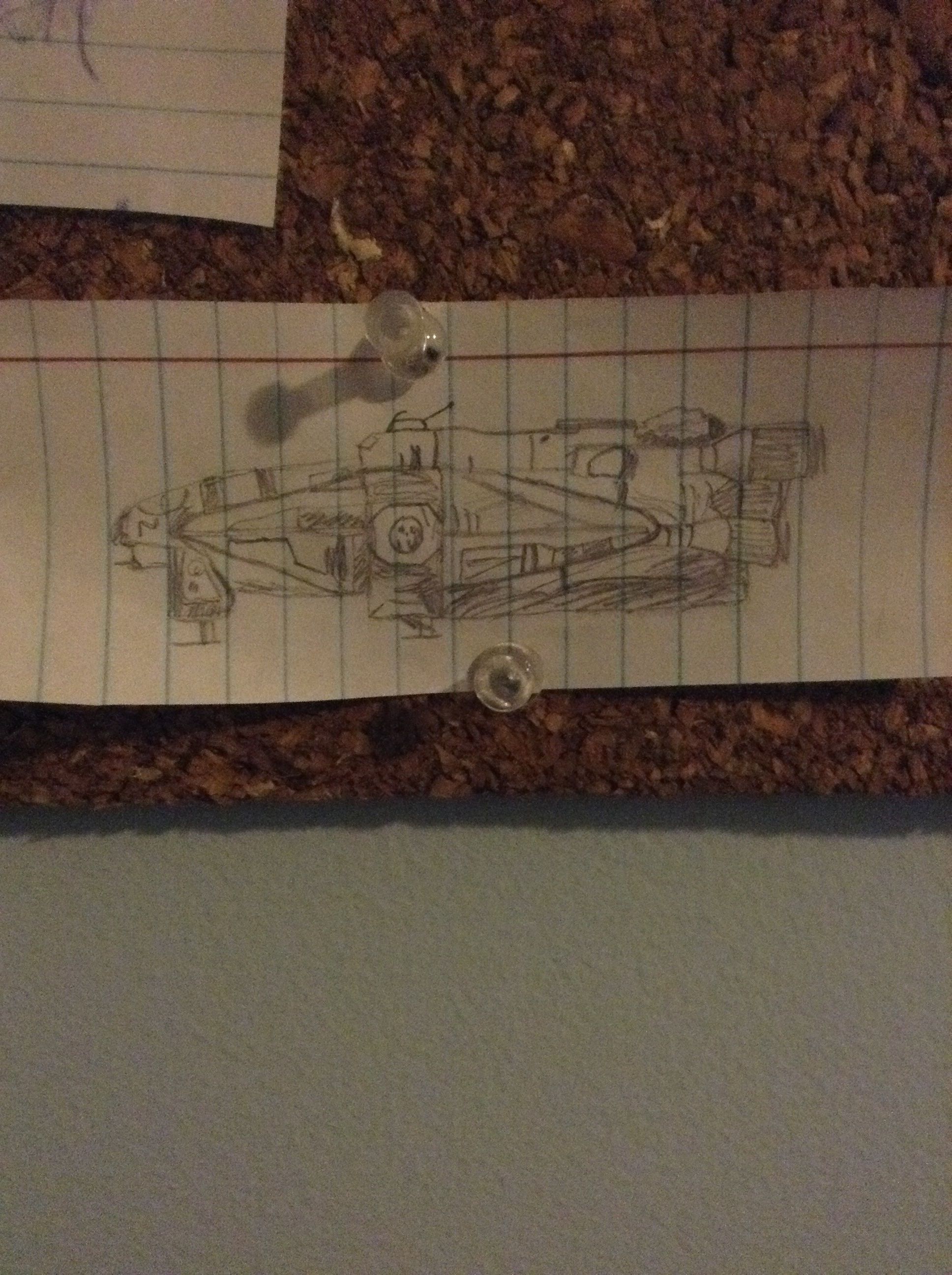 A small sketch of The Ghost from Star Wars Rebels