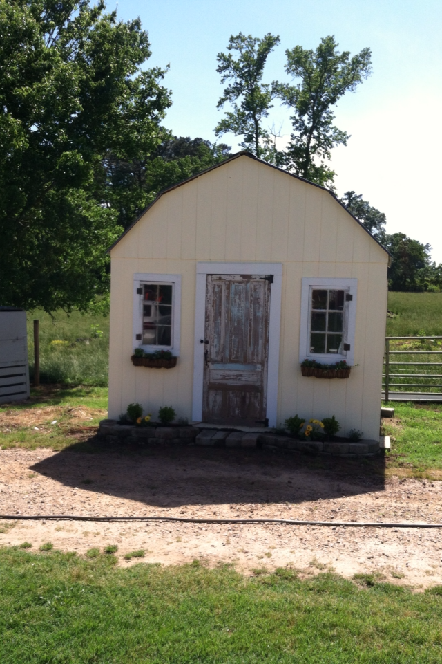 Added flower boxes and raised flower beds for a little added charm.