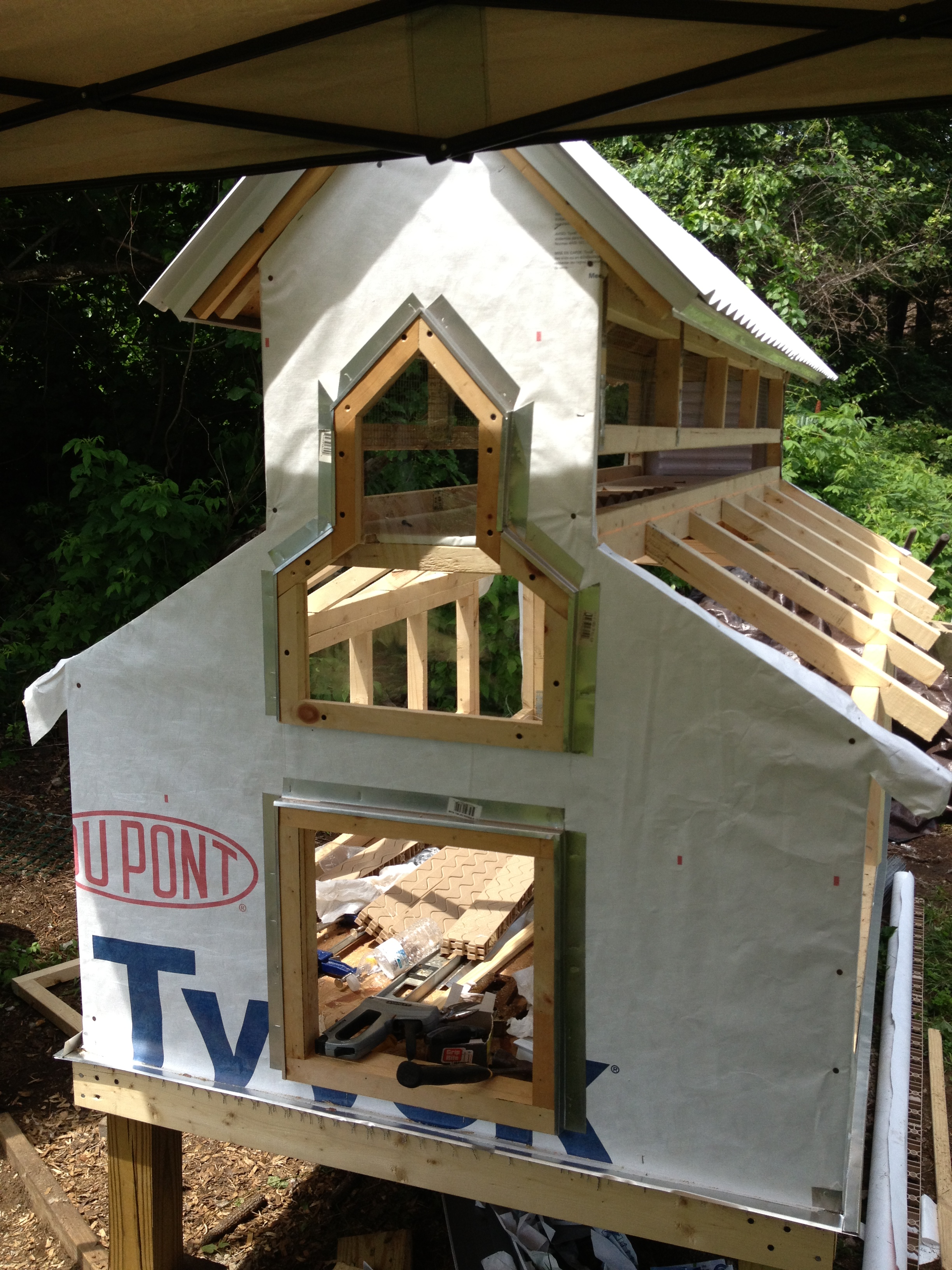 Added new window and front door.