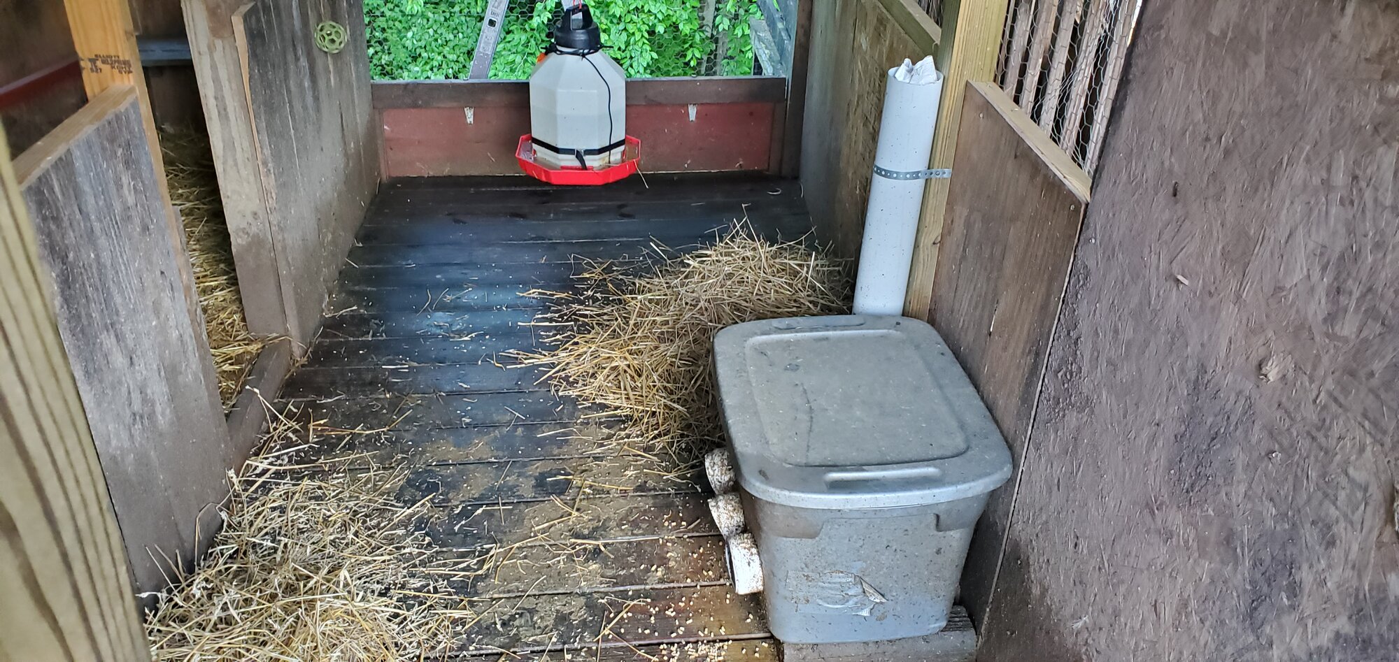 Addtional floorspace (camping area) for the grown up ducks