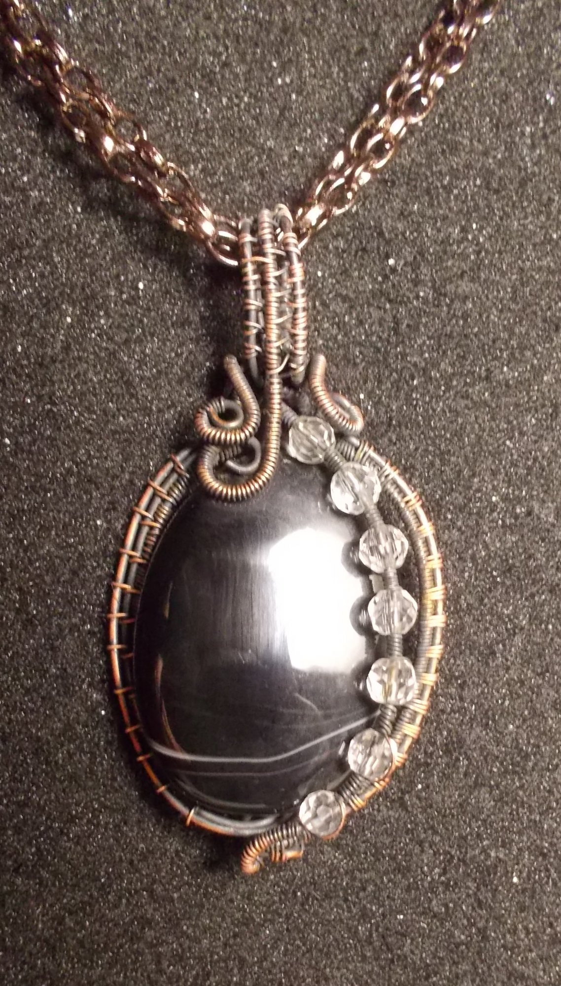 Agate Black With Orbits