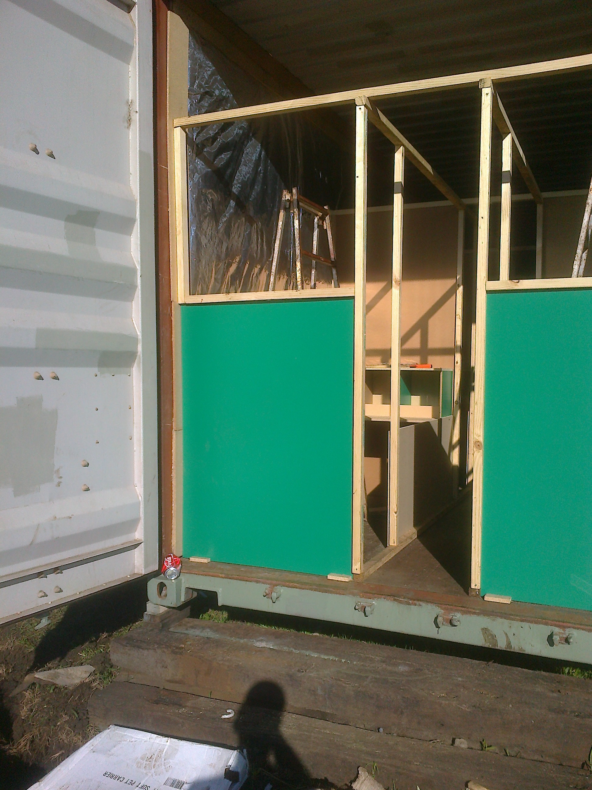 all the doors are 0.5m Wide x 2mH