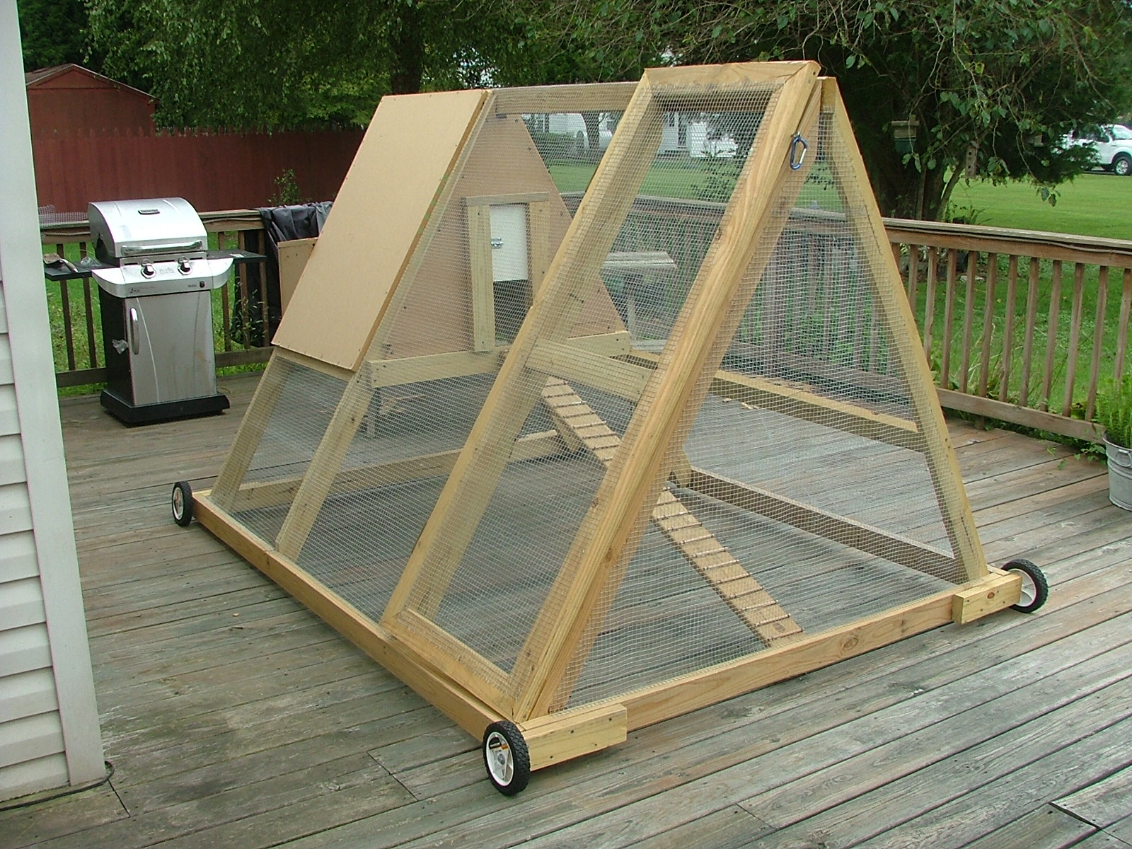 All we need now are the hens...( & to get this monster out in the yard)
