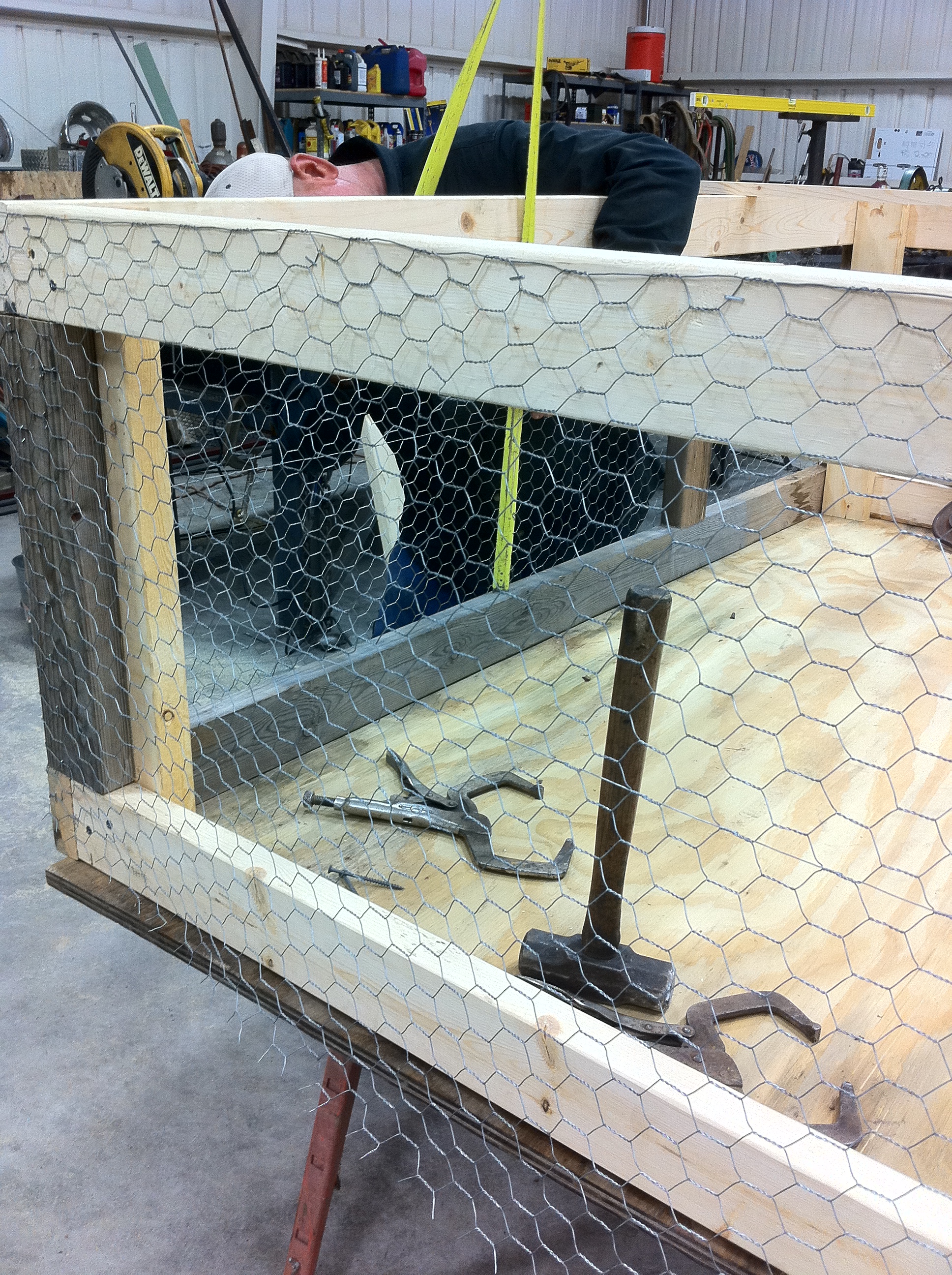 Almost done with temporary pen.