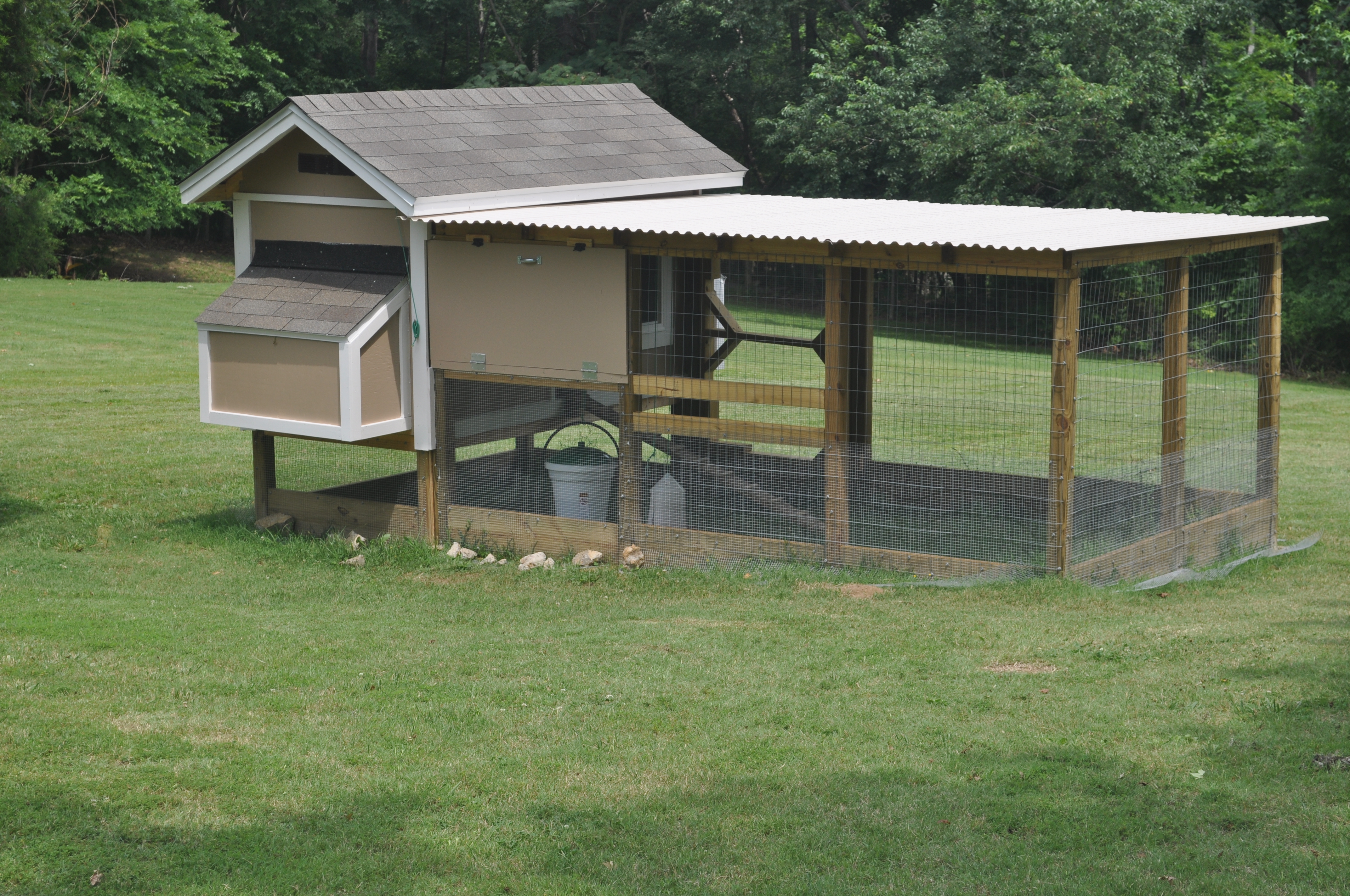Another closer view of the coop
