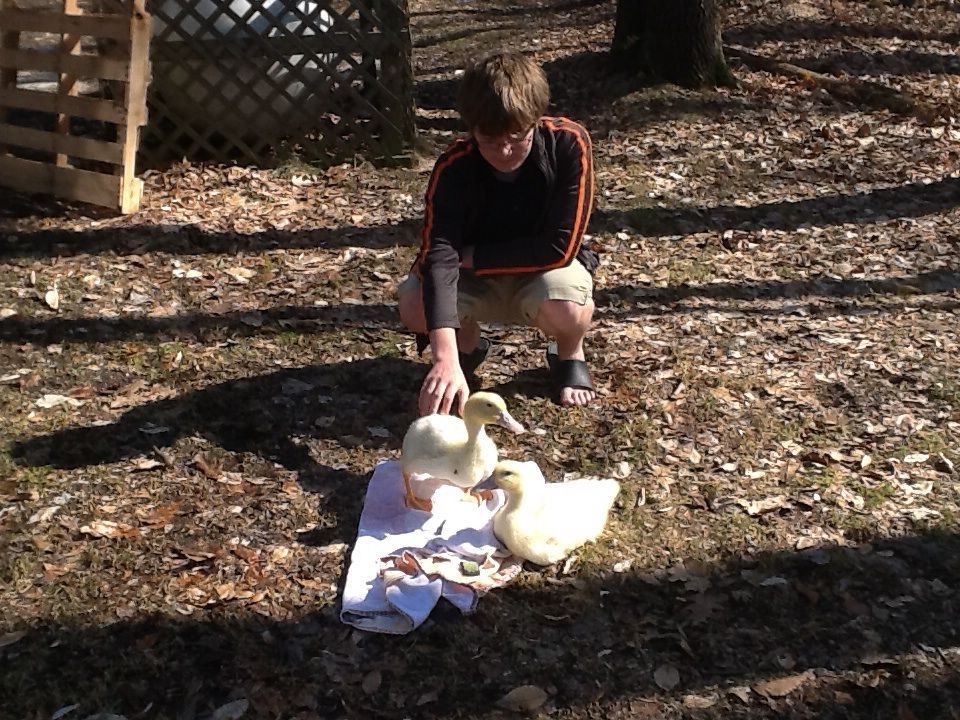 Anthony with Biggy & Smalls