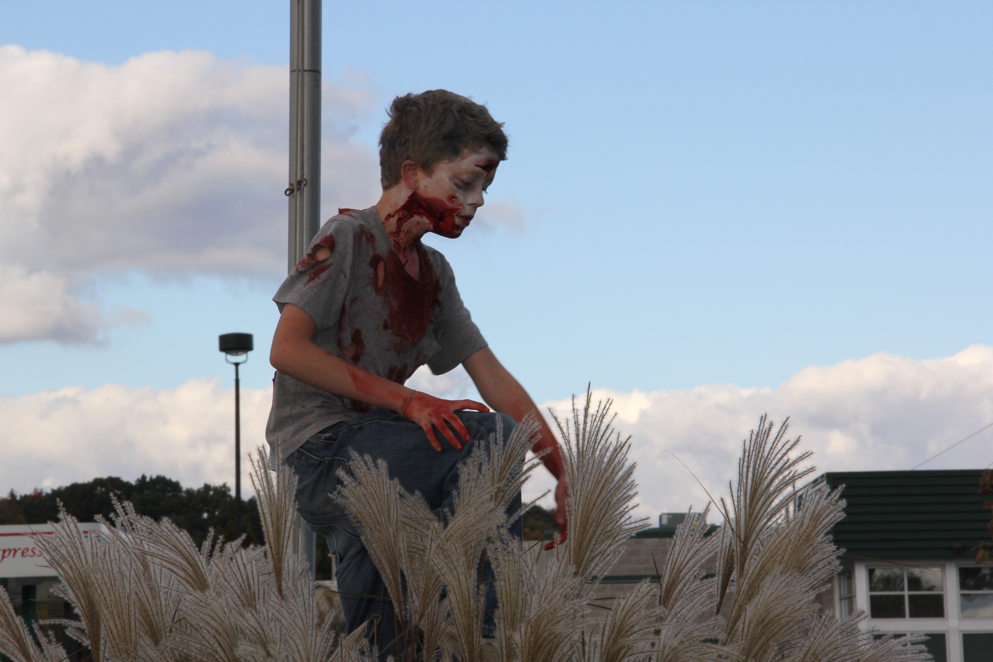 Art from Montague, Bry thought ths was makeup well done. Its his thing. Theatre.!