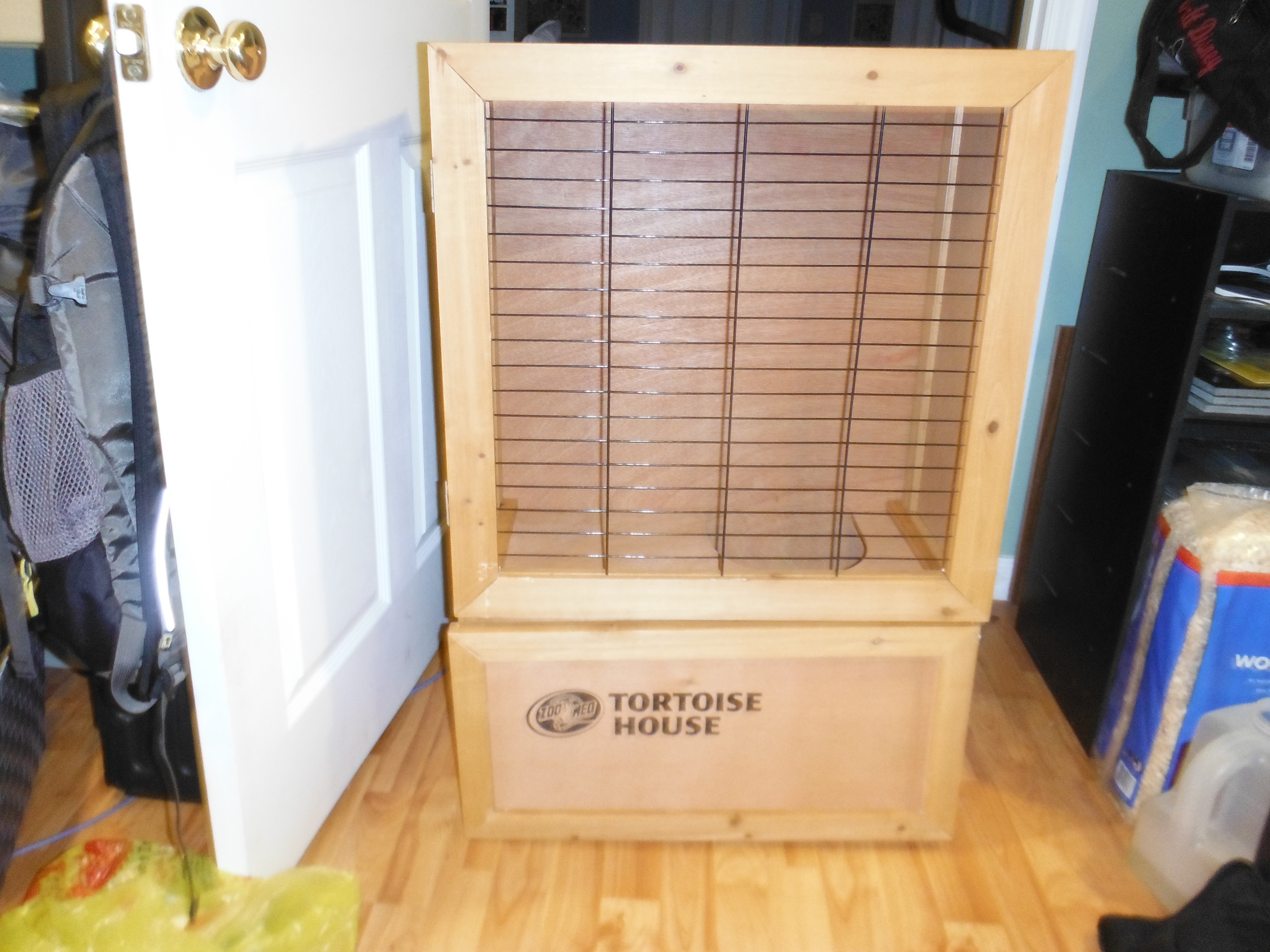 Assembled the dimensions are: 36" long x 24" wide x 12" high