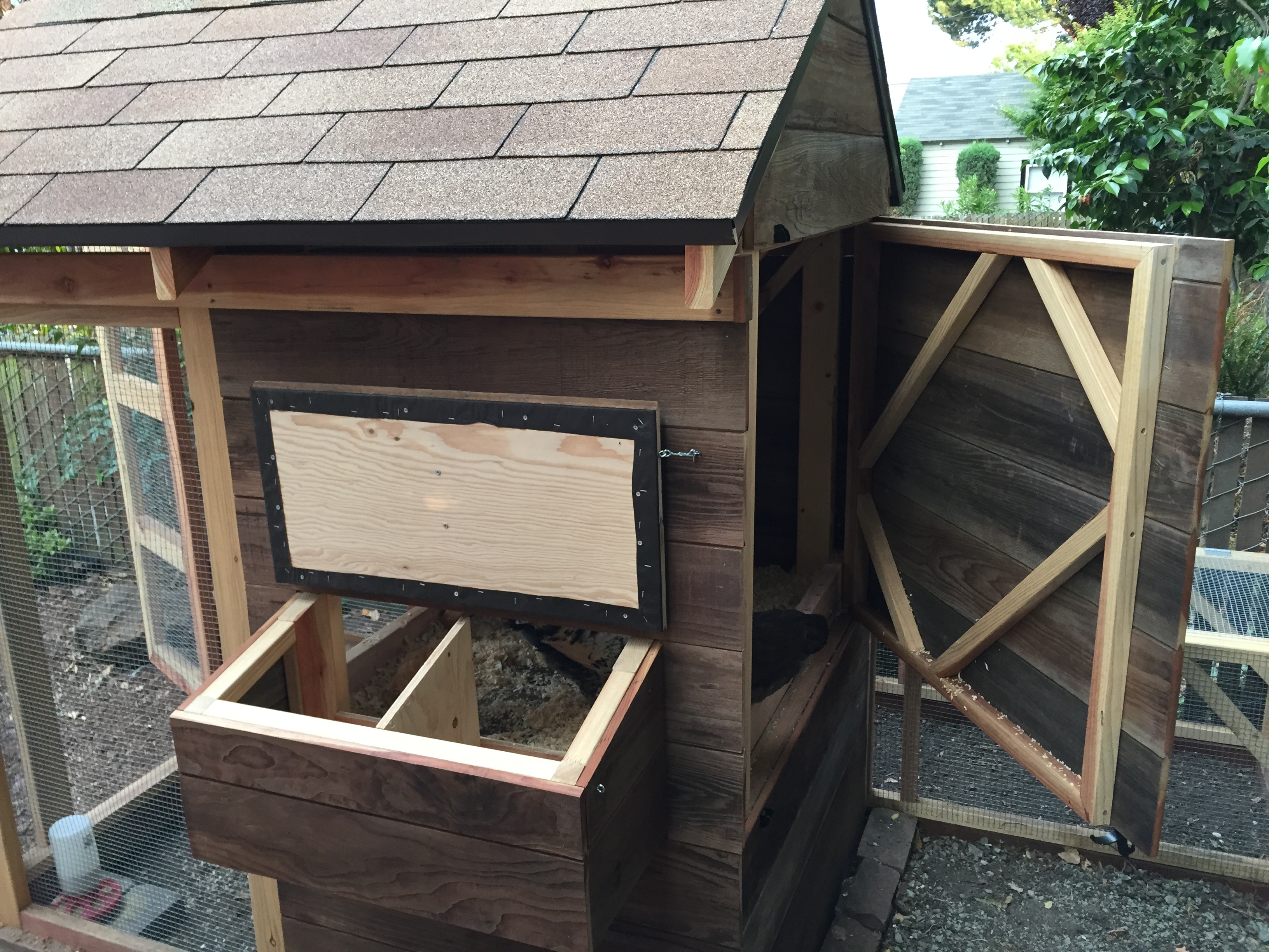 Back door access for cleaning