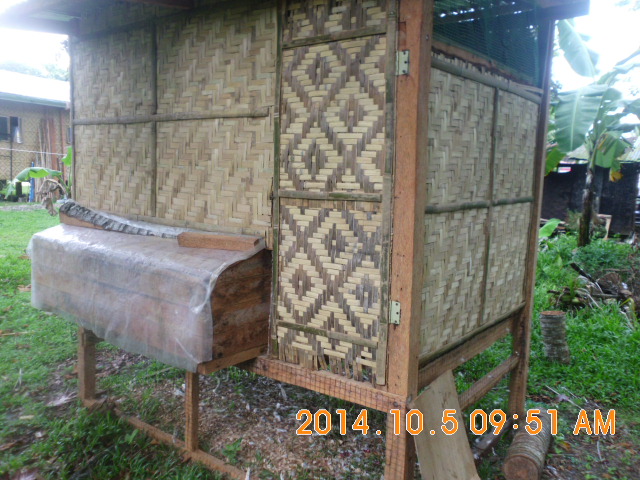 Back view nest box