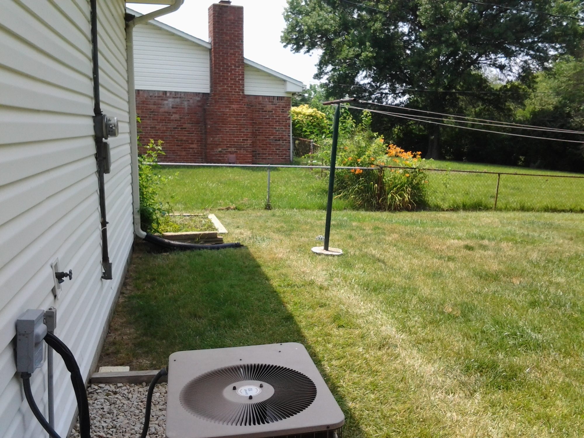 Back yard panorama for reference 1