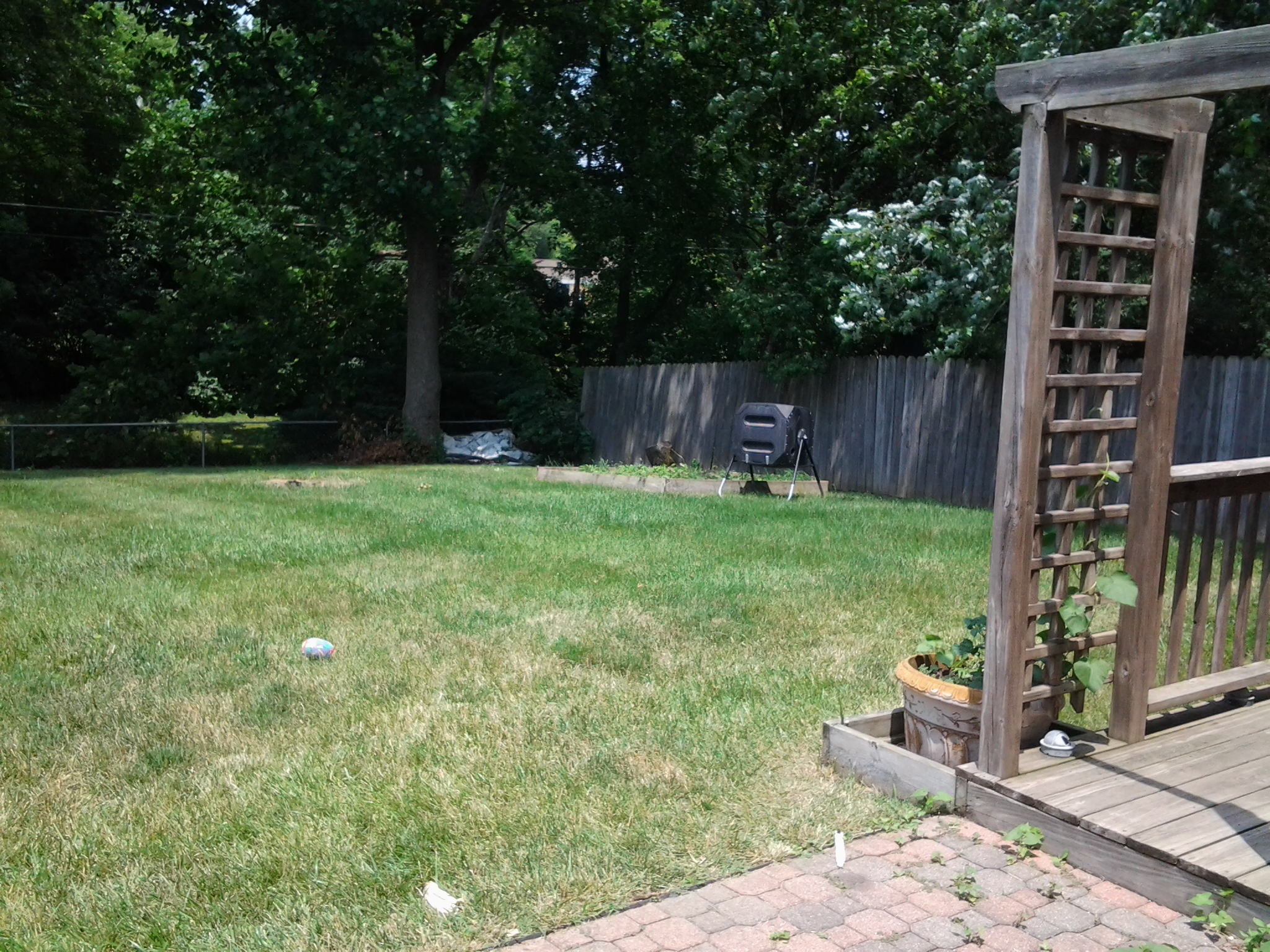 Back yard panorama for reference 5